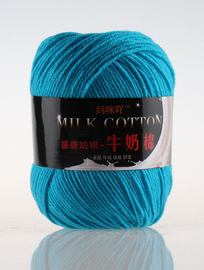 3-Strand Milk Cotton Wool DIY Doll Sweater Scarf Hat Cotton Yarn