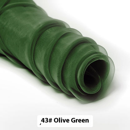 Fine-meshed Organza Fabric Yarn Sheer Yarn Wedding Dress