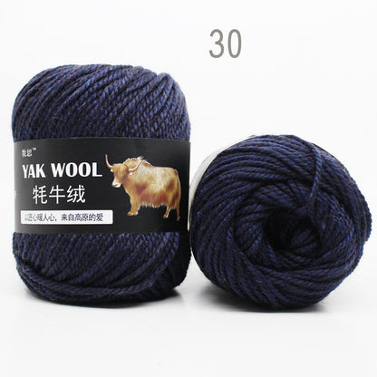 Cow Wool Yarn Scarf Thread Hat 245 Stick Needle Hand-knitted Medium Thick Coat