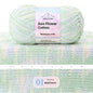 Doll Flower Cotton 4 Four-strand Combed Section Dyed Fancy Wool Ball Woven Doll Blanket Cushion Yarn Factory Wholesale