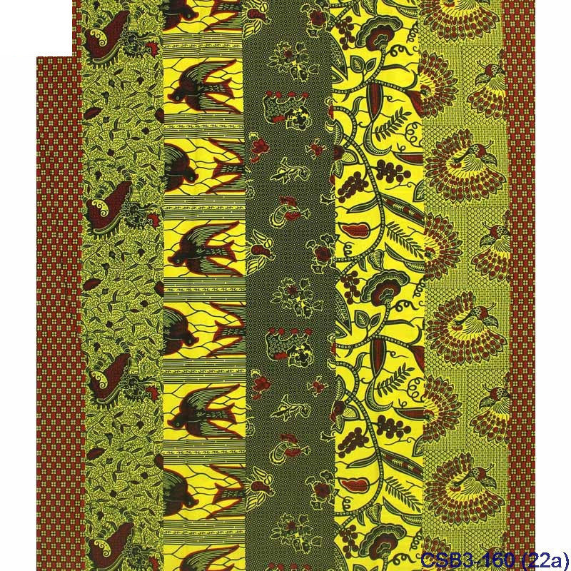 Baumwollstoff mit afrikanisch-indischem geometrischem Muster, gewachst