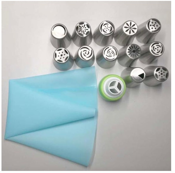 3-in-1-Tortendekorationstülle aus Edelstahl in limitierter Weihnachtsedition