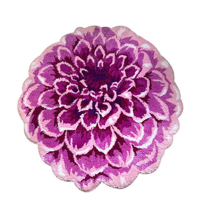 Runde Brassica oleracea-Blüten, Flor-Bodenbelag