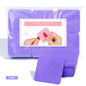 Portable Home Solid Color Magic Nail Polish Removing Tissue