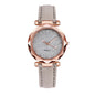 Ladies fashion Korean Rhinestone Rose Gold Quartz Watch Female