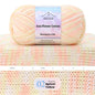 Doll Flower Cotton 4 Four-strand Combed Section Dyed Fancy Wool Ball Woven Doll Blanket Cushion Yarn Factory Wholesale