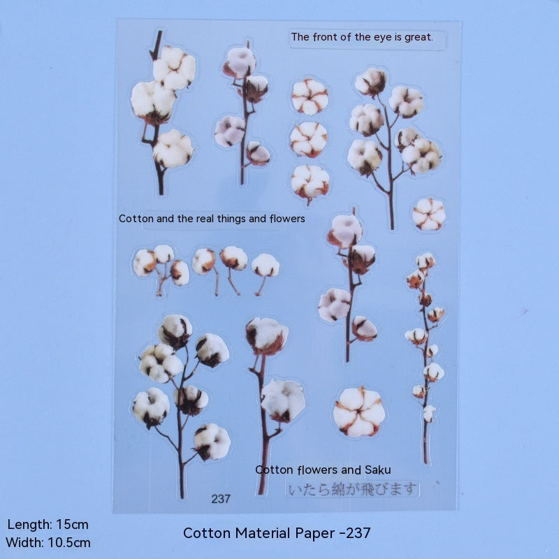 Mehr als nur Kristallkleber-Blumen-Materialaufkleber