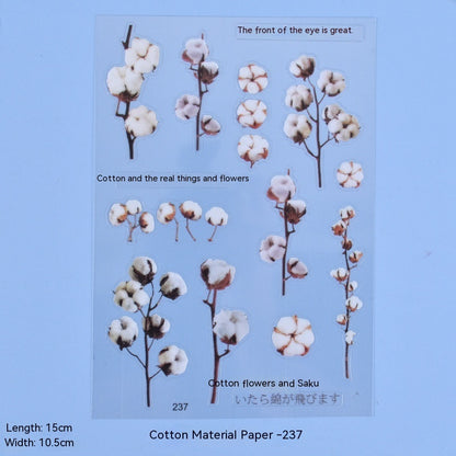 Mehr als nur Kristallkleber-Blumen-Materialaufkleber