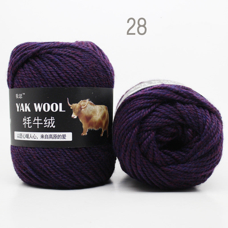 Cow Wool Yarn Scarf Thread Hat 245 Stick Needle Hand-knitted Medium Thick Coat