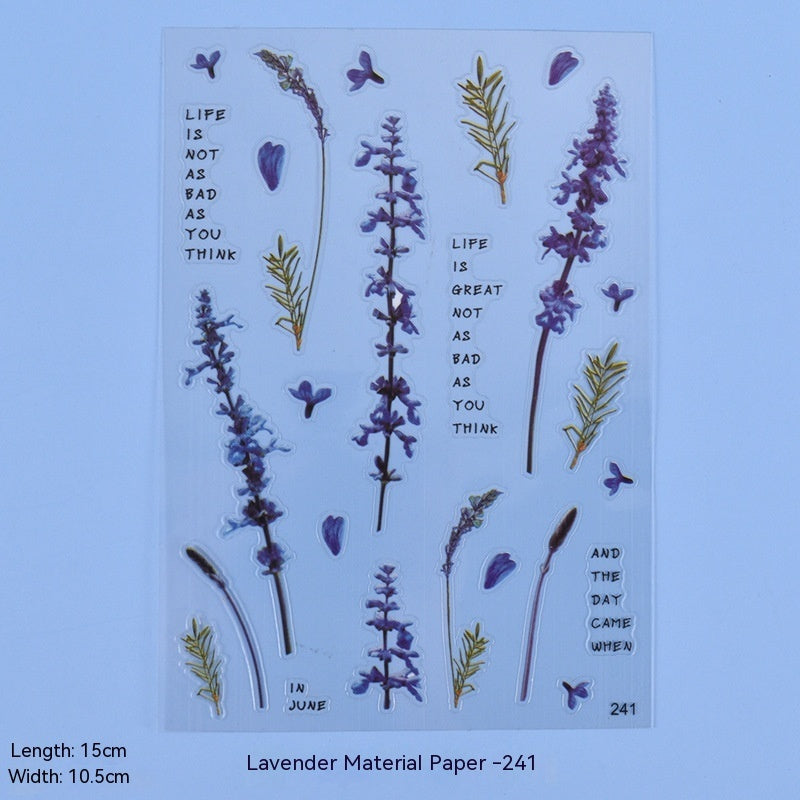 Mehr als nur Kristallkleber-Blumen-Materialaufkleber