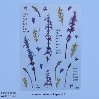 Mehr als nur Kristallkleber-Blumen-Materialaufkleber