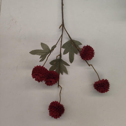 5 künstliche Löwenzahn-Herbstblumen zur Dekoration