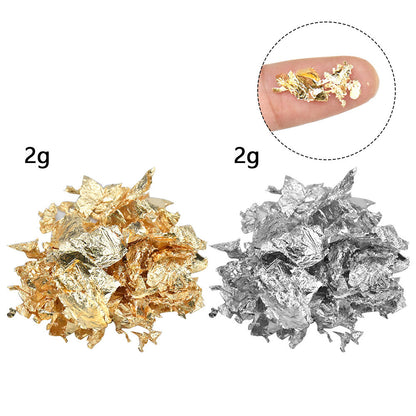 Gold Foil Decorative Fragment Silver Foil Paper Cake Decoration