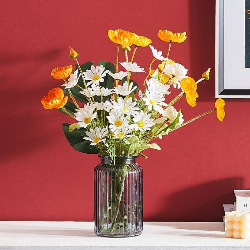 Creative Colorful Silk Fabric Artificial Flowers