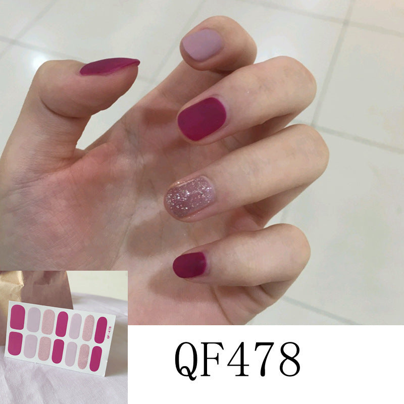 Nagelsticker 3D Diamant-Nagel 14 Sticker Wasserfeste Nagelsticker Komplettsticker Für Schwangere