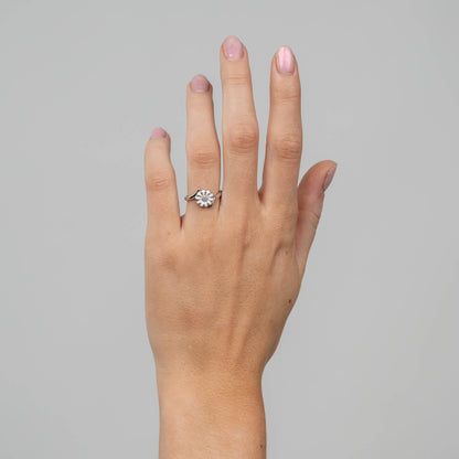 Marguerite Power Ring - Polished Sterling Silver