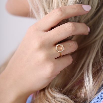 Topaz Circle Ringe - CHRISTINA