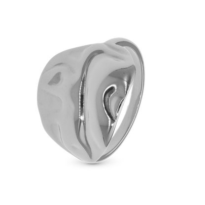 Wavy Ring - Polished Sterling Silver