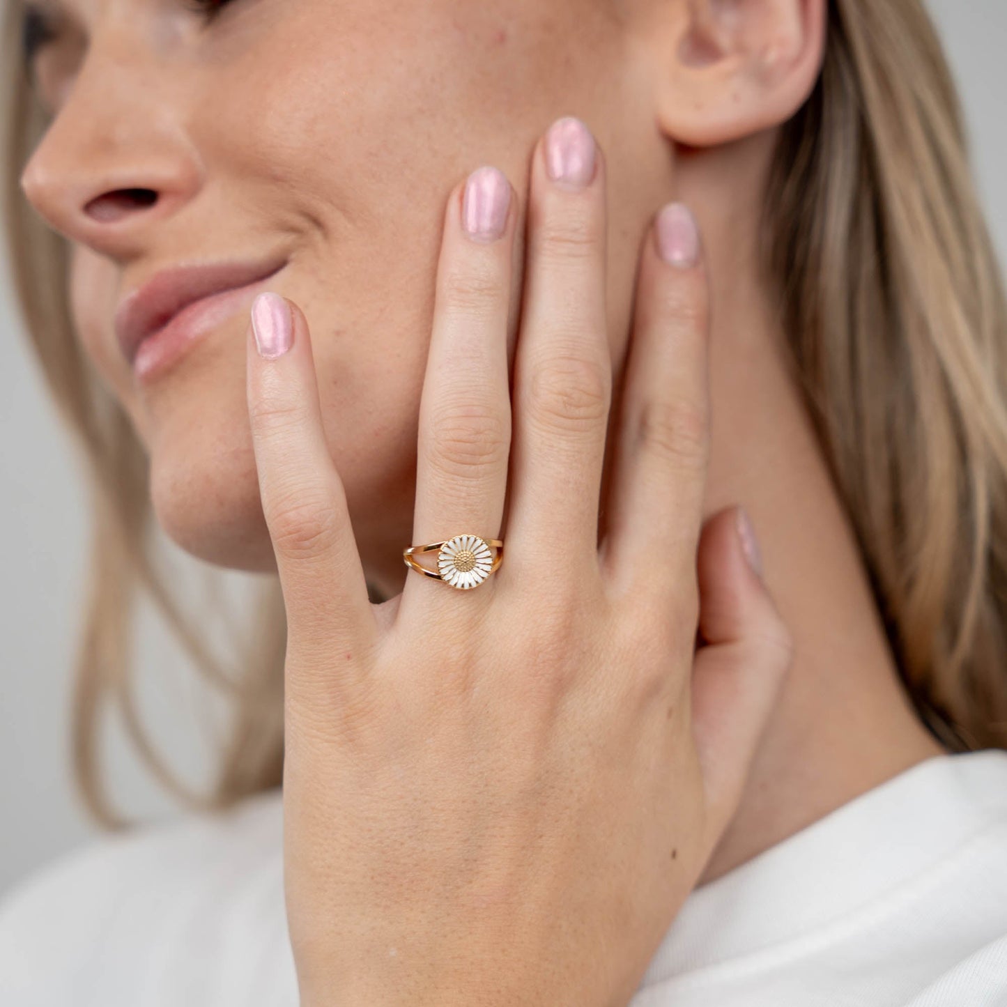 Marguerite Ring - Gold Plated Sterling Silver