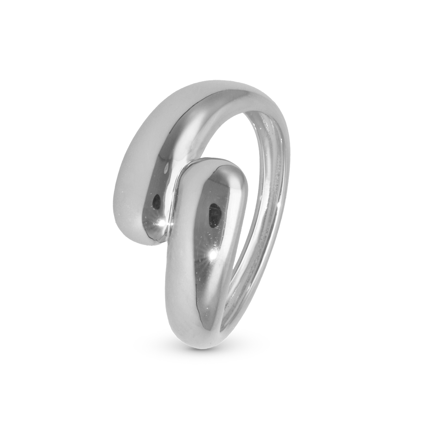 Water drops Ring - Polished Sterling Silver