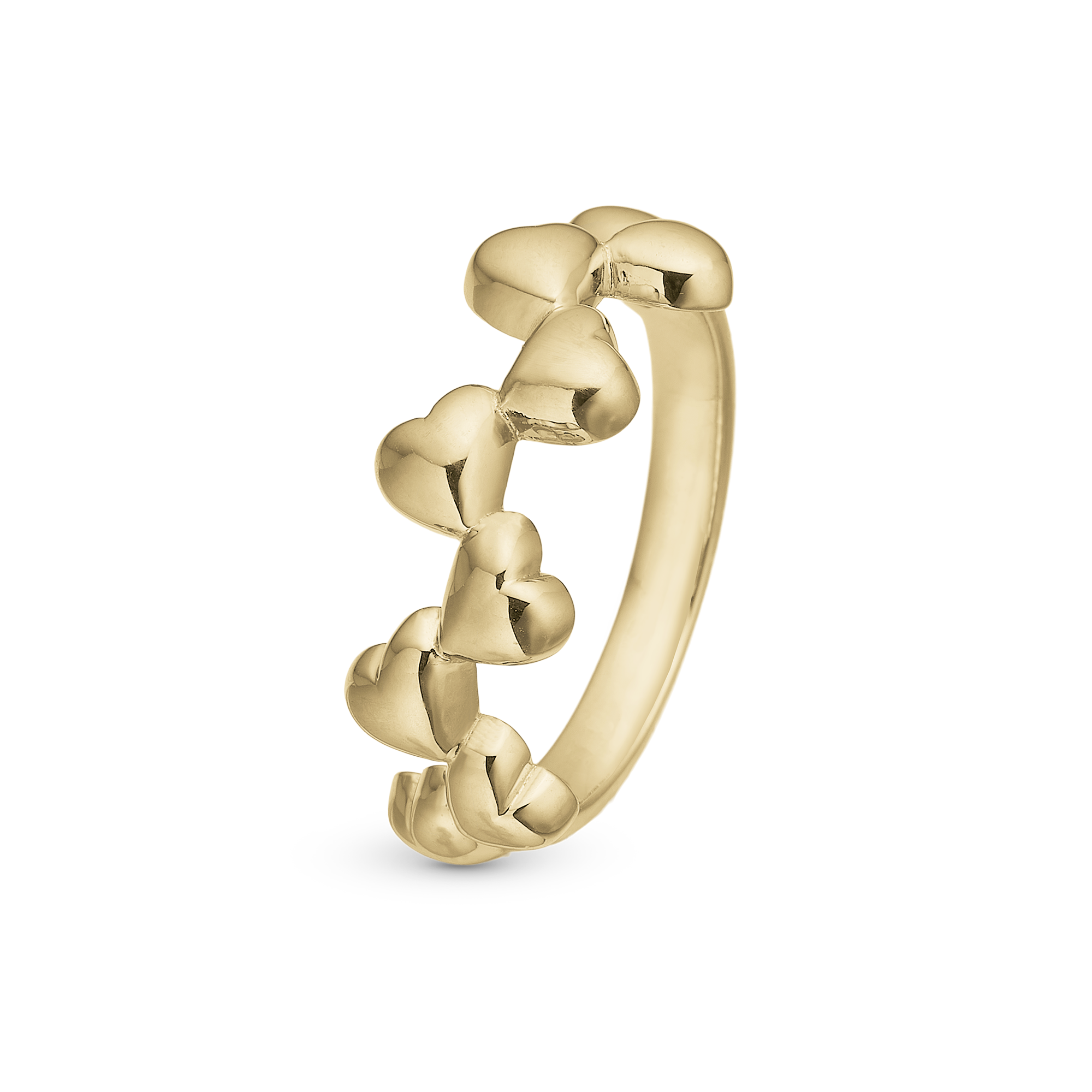 My Love Ring - Polished Gold Plated Sterling Silver