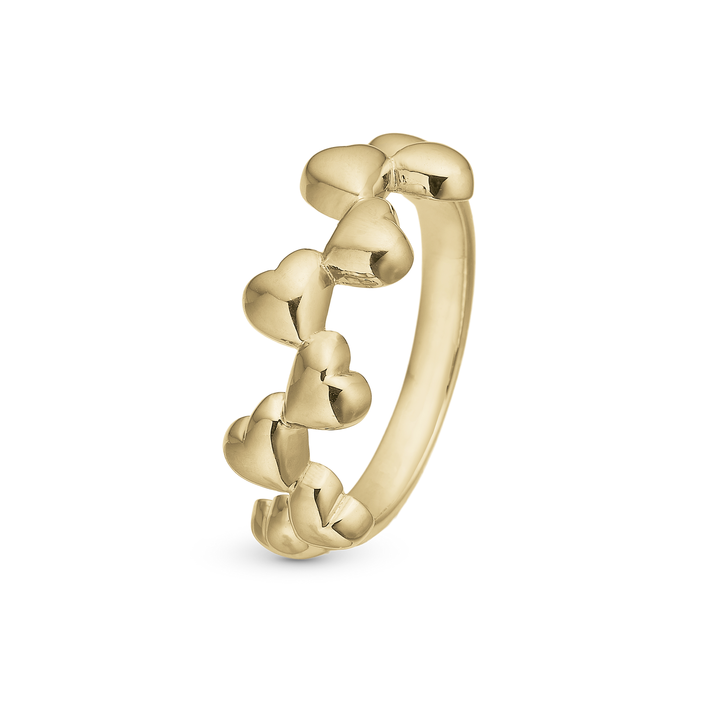 My Love Ring - Polished Gold Plated Sterling Silver