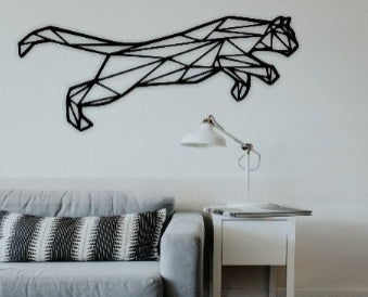 Leopard Geometric Acrylic Wall Art