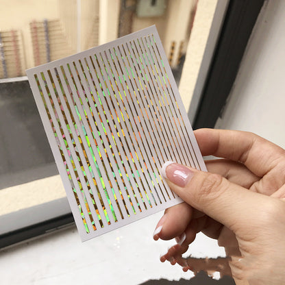 Nagelkunst-Fluoreszenz-Linien-Klebesticker