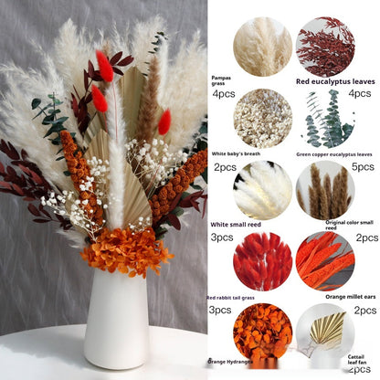 Home Decoration Wedding Ceremony Layout Arrangement Ornaments Dried Flowers Bouquet