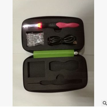 Austauschbare Häkelnadeln mit Leuchteffekt