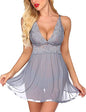 Transparent Lace Net Yarn Halter Sexy Sleepwear