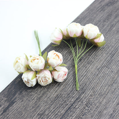 New Artificial Artificial Rose Buds Home Decoration Rose Bouquet Fake Flowers