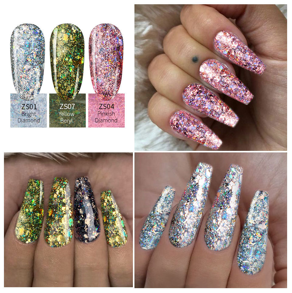 8 Farben leuchtender Diamantkleber