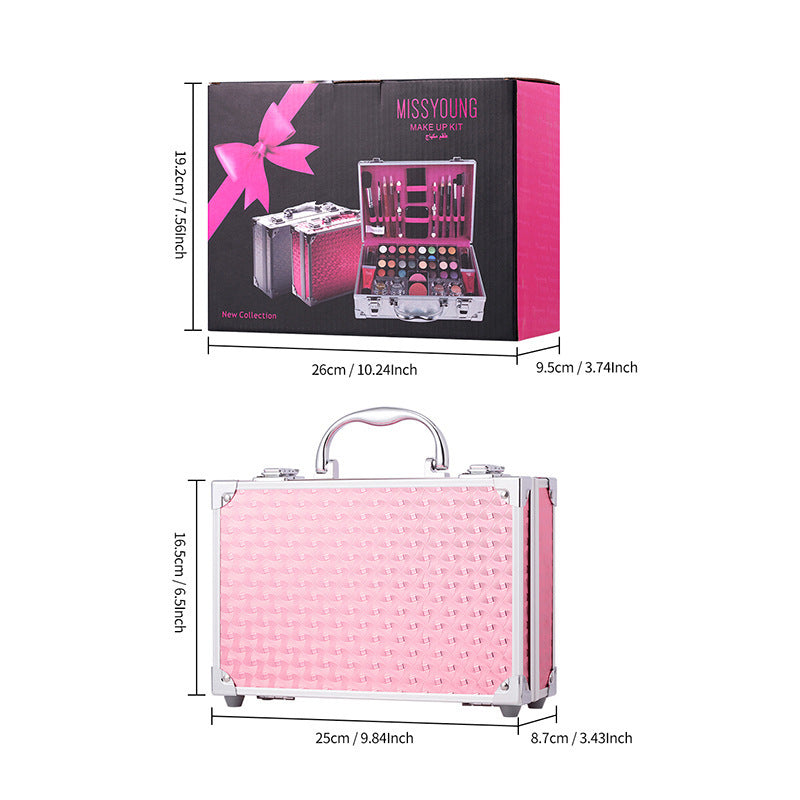 Natürliches, langanhaltendes Lippenstift- und Lidschatten-Multifunktions-Make-up-Set