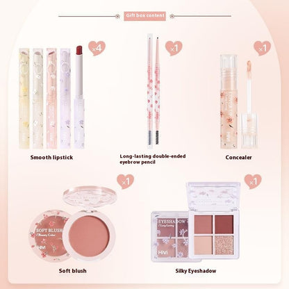 Makeup Set Velvet Lip Lacquer Lipstick 8-piece Set Holiday Gift