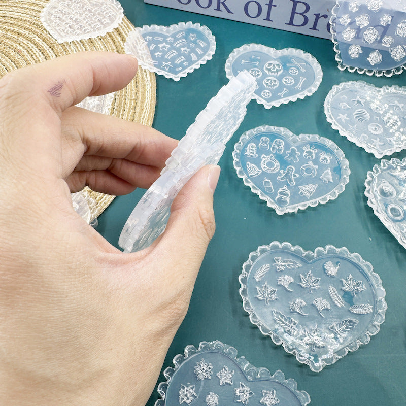 Silicone Non-whitening Flower Cartoon Manicure Mold