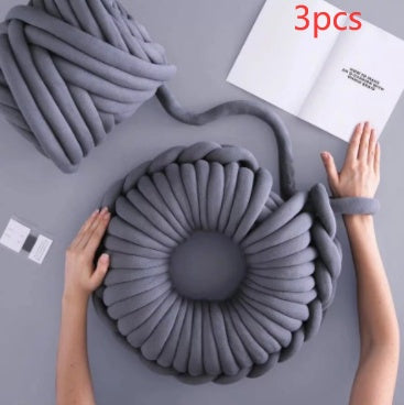 Superdickes, voluminöses Baumwollgarn aus Merinowolle