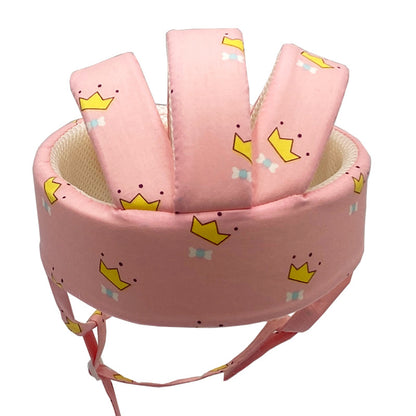 Baby Learning to Walk Anti-Collision Hat Infant Toddler Safety Helmet Cotton Protective Cap Fully Cotton Breathable Lightweight
