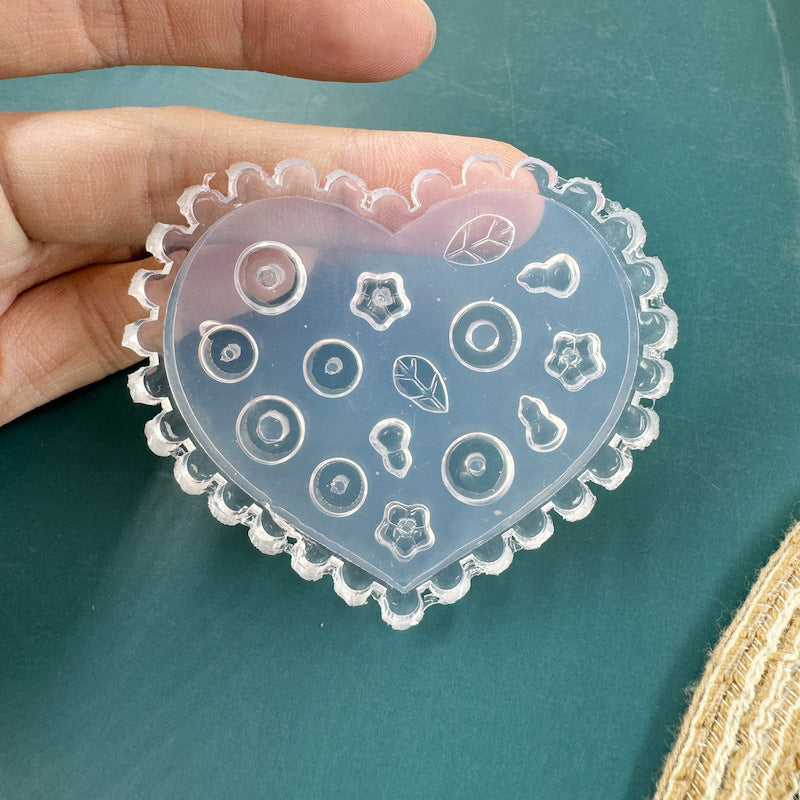 Silicone Non-whitening Flower Cartoon Manicure Mold