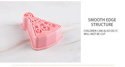 Cookie Mold 3d 3d Diy Plastic Suit Home Cake Cookie Press Type Baking Tool Cutter