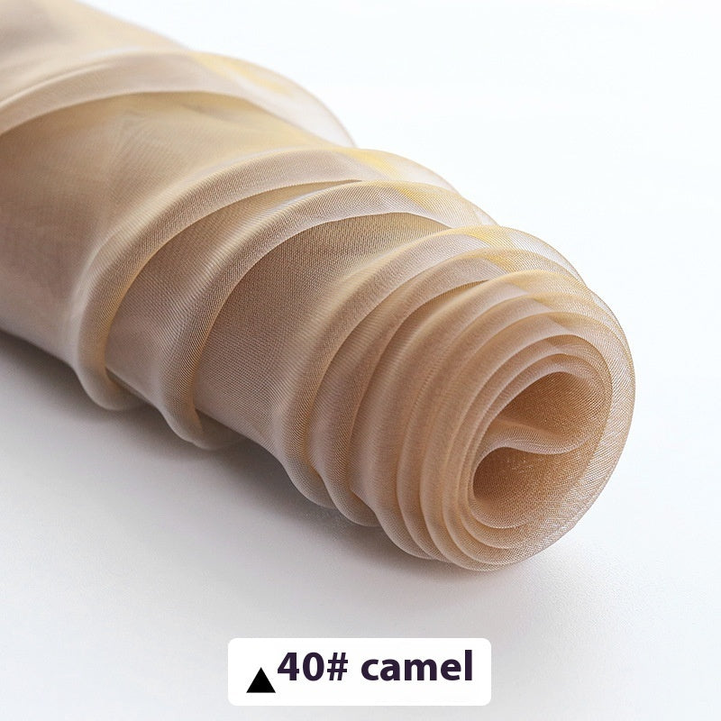 Fine-meshed Organza Fabric Yarn Sheer Yarn Wedding Dress