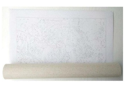 Lavendelblüten in der Vase – Malen-nach-Zahlen-Set zum Selbermachen