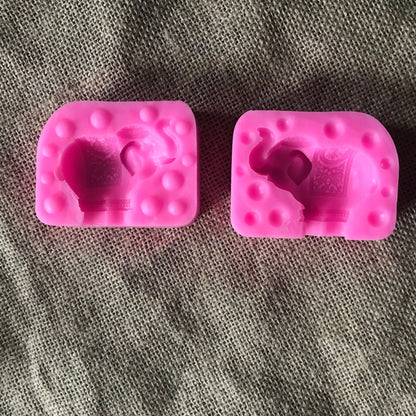 Three-dimensional Elephant Silicone Mold Aromatherapy Plaster Mold