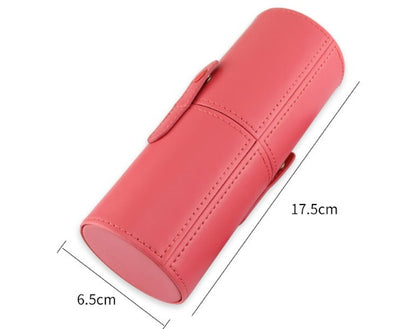 Niya Supply 12-teiliges Make-up-Set: Zylinderbürsten-Set, PU-Aufbewahrungstube, Make-up-Pinsel, Haarbürste, Augenbrauenstift