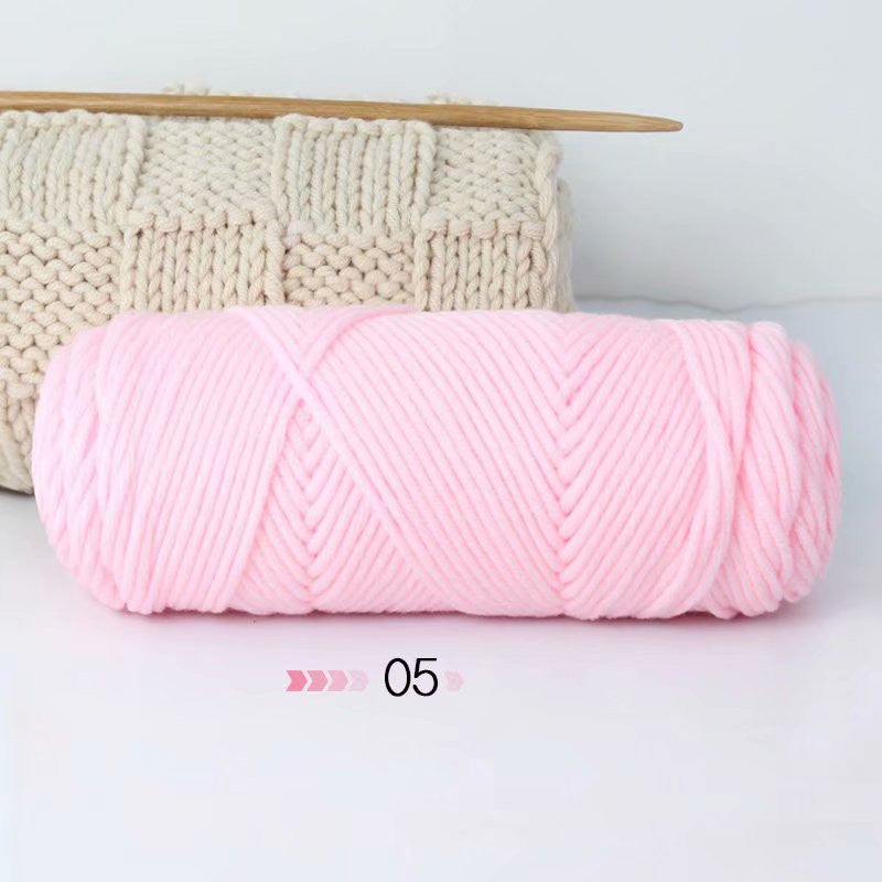 Milk Cotton Handmade DIY Braided Coarse Yarn