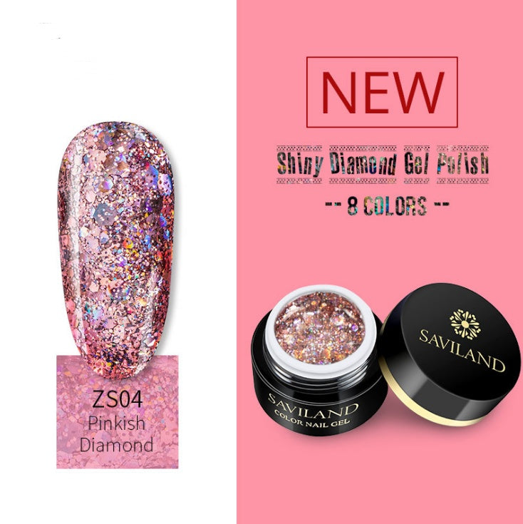 8 Farben leuchtender Diamantkleber