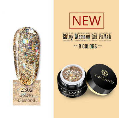 8 Farben leuchtender Diamantkleber