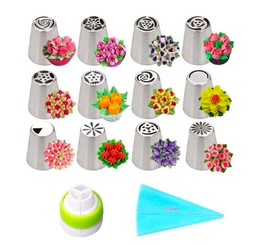 3-in-1-Tortendekorationstülle aus Edelstahl in limitierter Weihnachtsedition