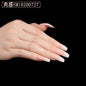 Gelbe Ballettschuhe formen Nagelplatte