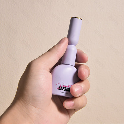 Lichtdichte Nagellackflasche aus Glas mit Pinsel und galvanisiertem Nagellackdeckel